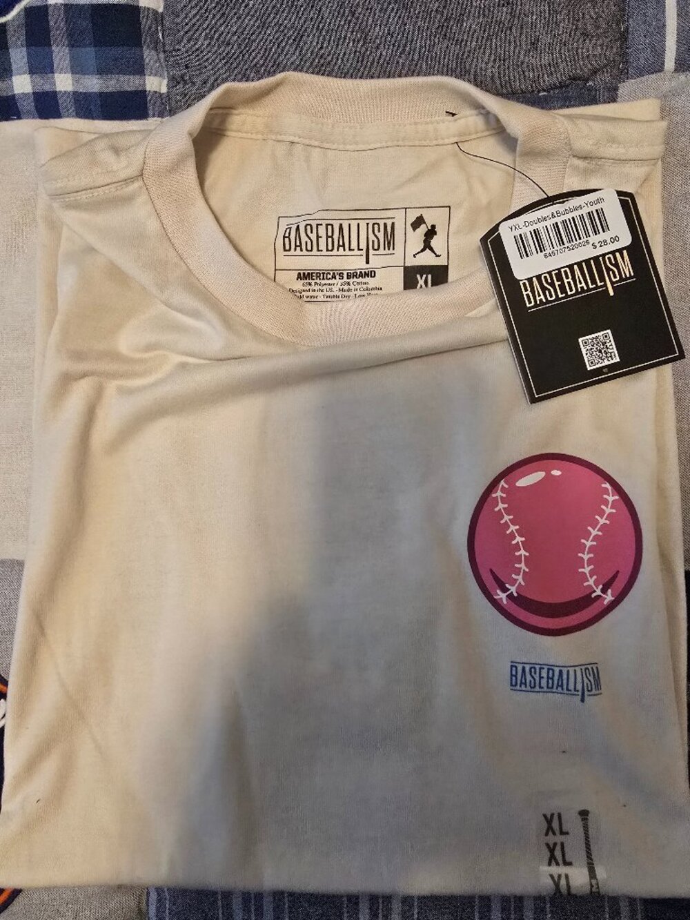 Baseballism Youth XL T-shirt